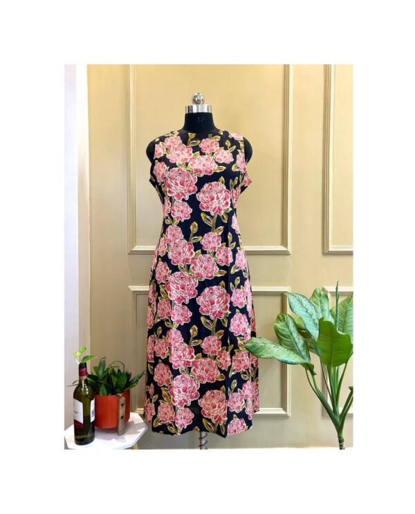 Sleeveless A-Line Summer Dress