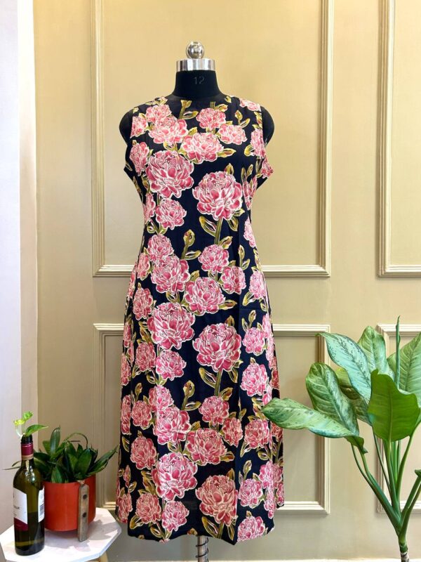 Sleeveless A-Line Summer Dress - Image 5