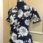 Black Blossom Midi Dress - Image 4