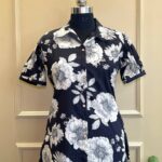 Black Blossom Midi Dress - Image 5
