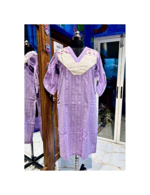 Pastel Handloom Kurti