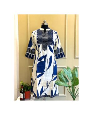 Elegant Kantha Patch Kurti