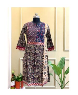 Kalamkari Fusion Kurti
