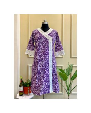 Purple Dream Batik Kurti