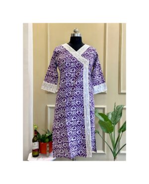 Purple Dream Batik Kurti