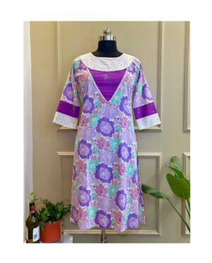 Lavender Bloom Hakoba Kurti