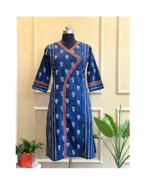 Indigo Print Cotton Kurti