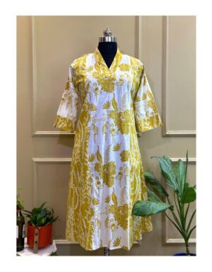Mustard Meadow Kurti