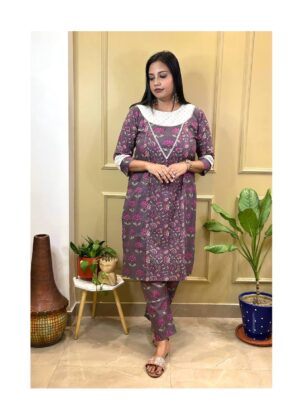 Dusty Mauve Kurti Set