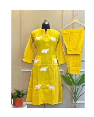 Sunshine Safari Kurti Set