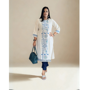 Sutra Handblock Long Kurti