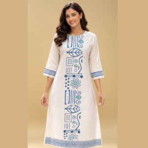 Sutra Handblock Long Kurti