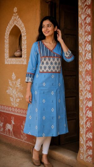 Skyloom Cotton Patchwork Kurti